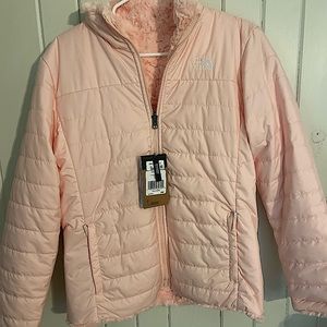 North Face Reversible Mossbud Swirl Jacket
